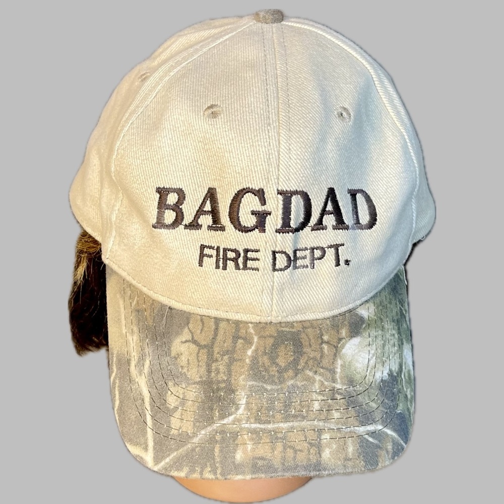 Bagdad Fire Dept BFD Camouflage Adjustable Strap Back Cap Hat